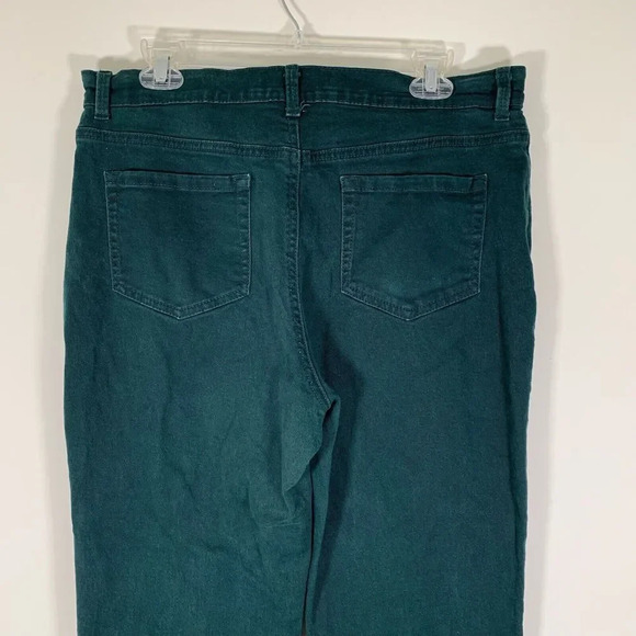 Gloria Vanderbilt Jeans Women’s 14 Short Green Straight Leg Amanda Jean - Picture 3 of 10